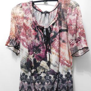 Ladies large short sleeved top